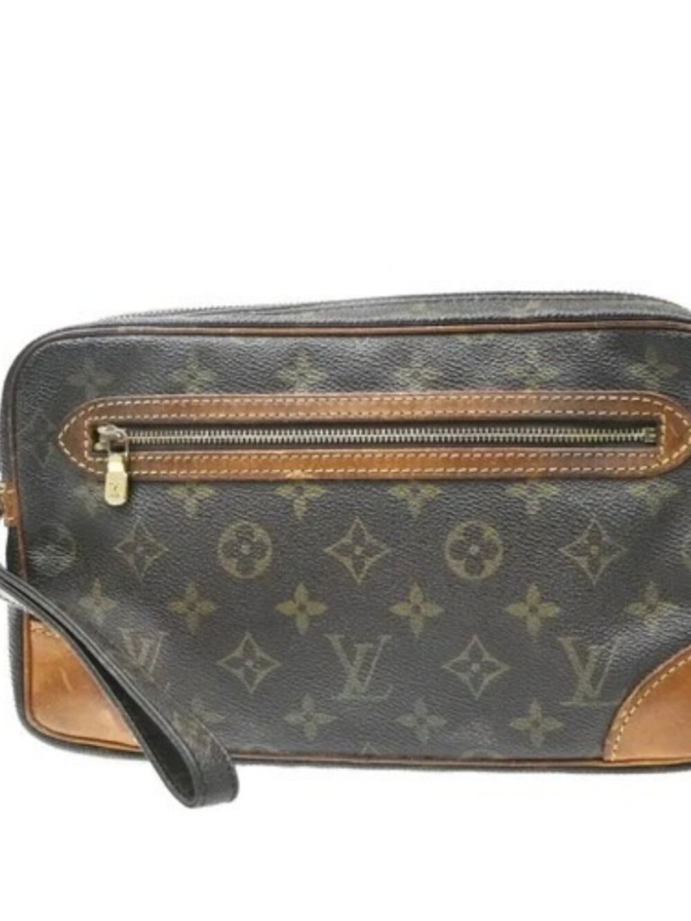 LOUIS VUITTON Marly Dragonne GM Clutch Hand Bag Monogram Brown M51825 60KD834